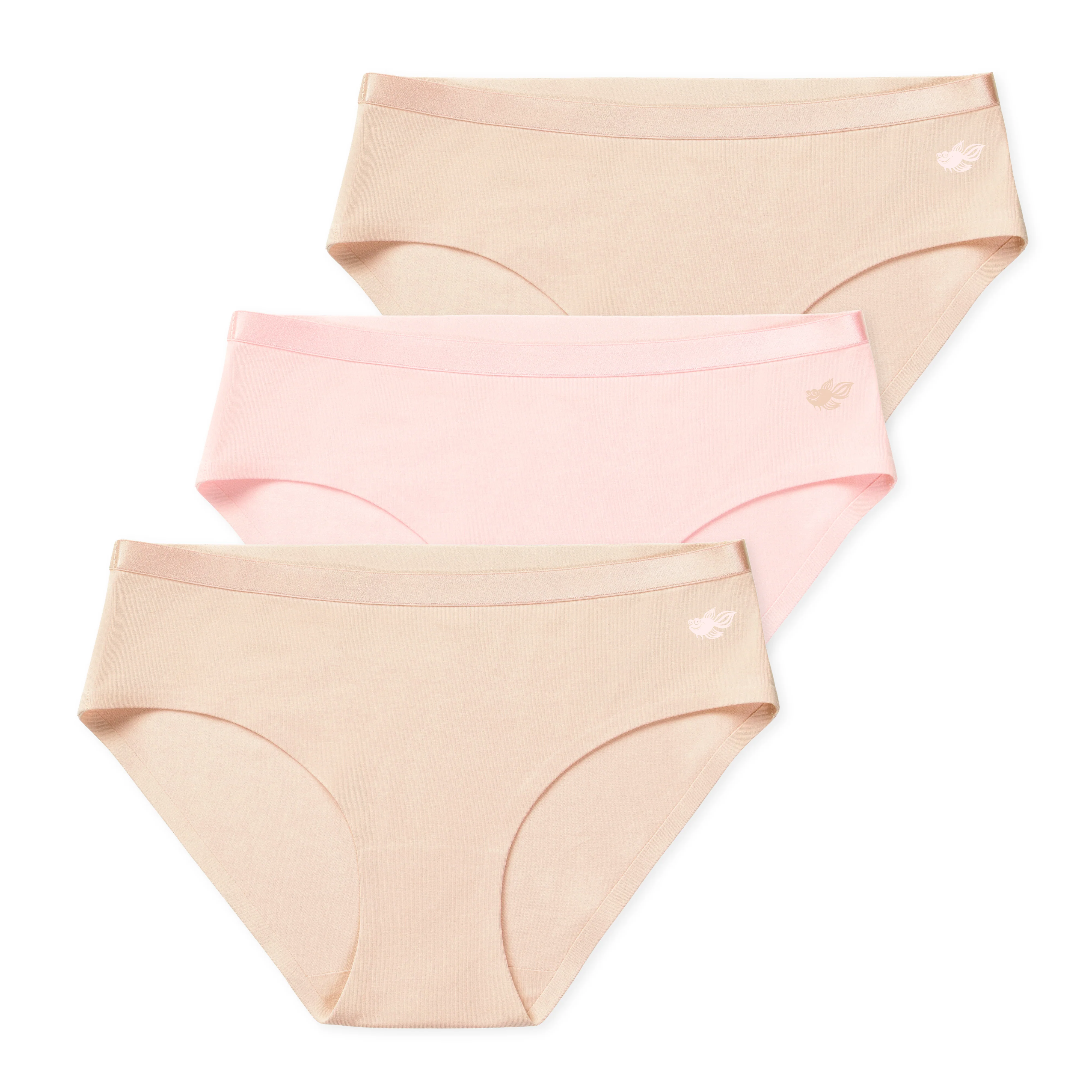 Bella Tween Girls Briefs - ComfySeam (3-Pack) - Image 3