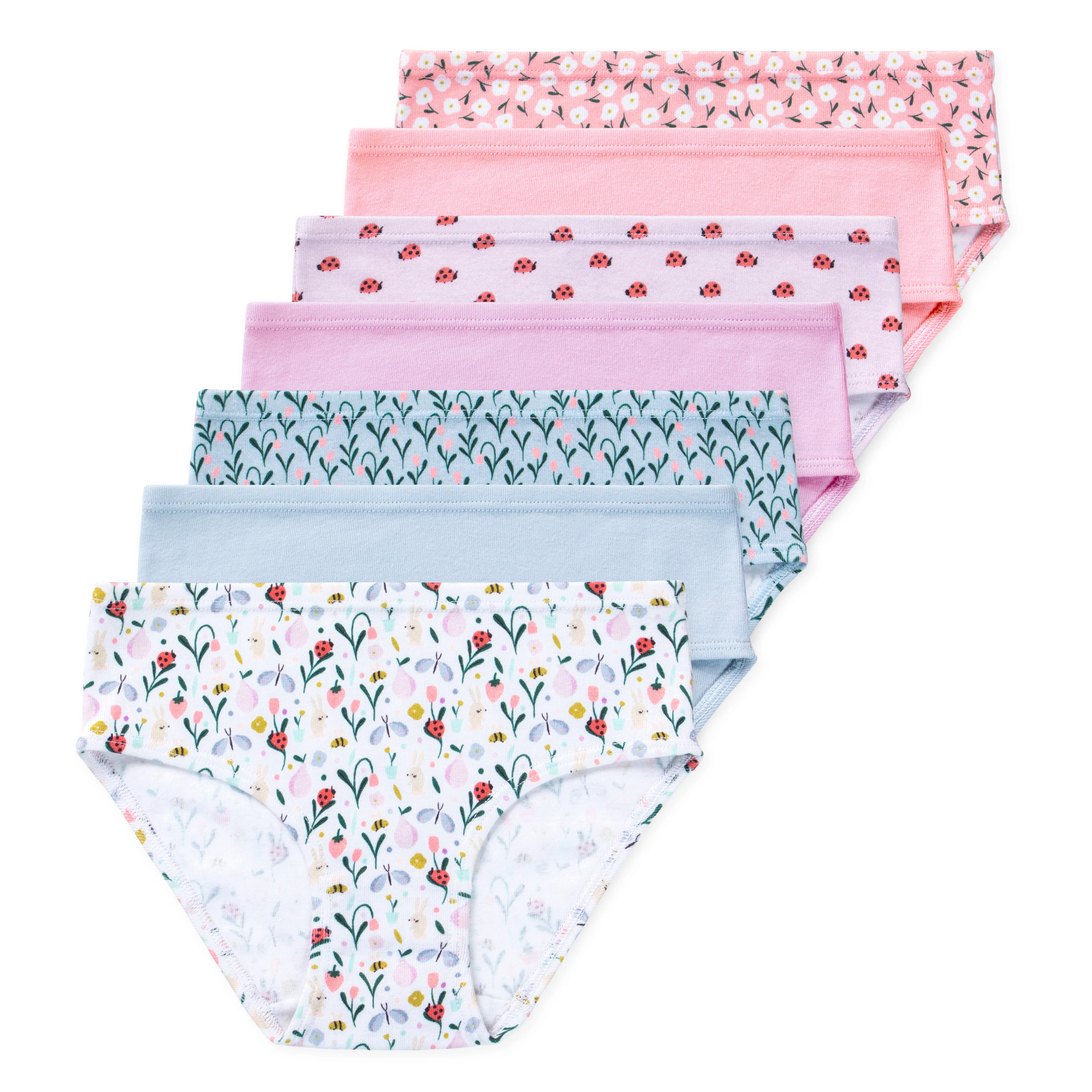 Gracie Girls GOTS Organic Cotton Briefs (7-Pack) - Image 8