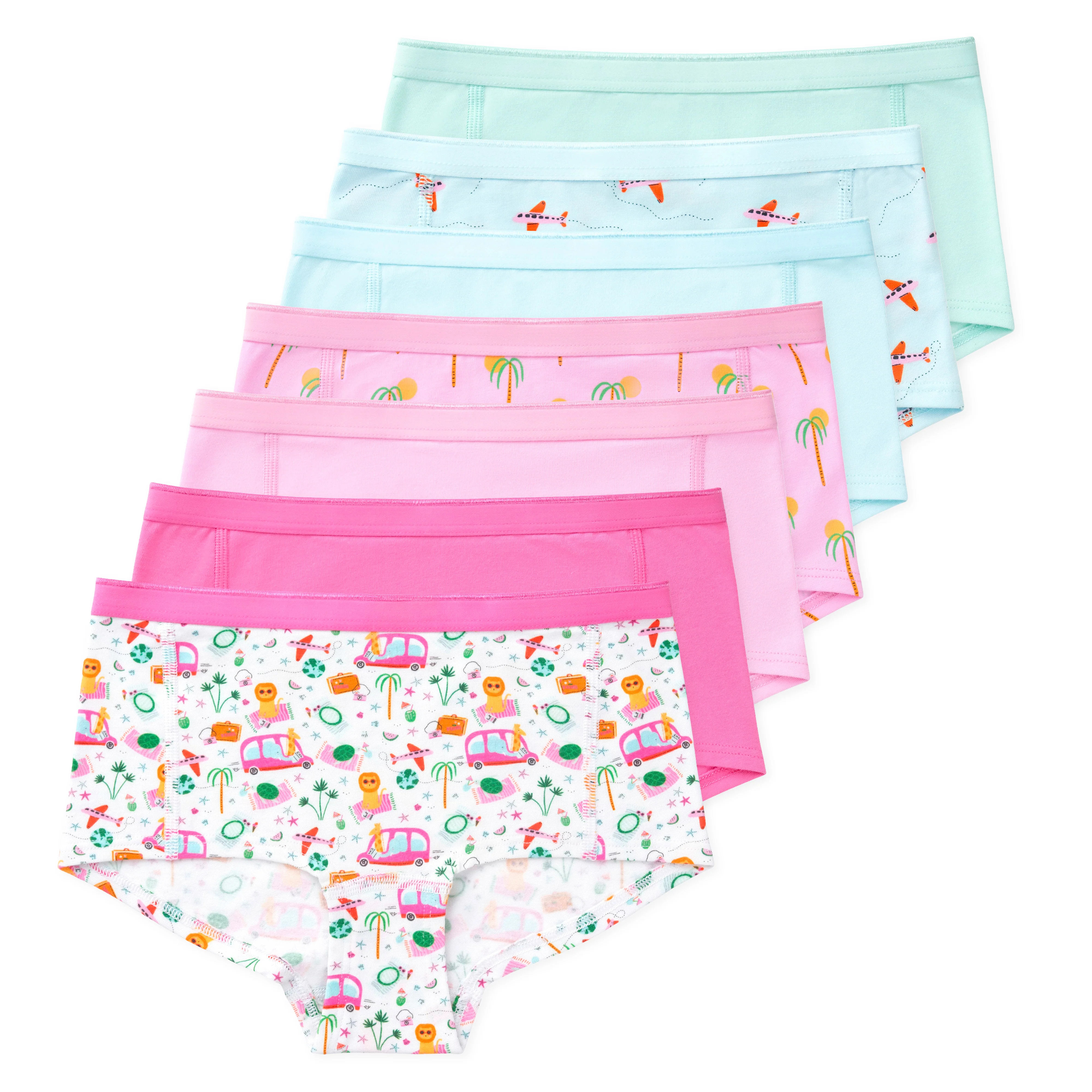 Jamie Girls Performance Boyshorts (7-Pack) - Image 3